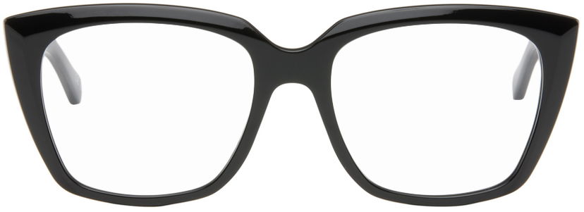 Sončna očala Balenciaga Black Cat-Eye Glasses Črna | BB0062O-001