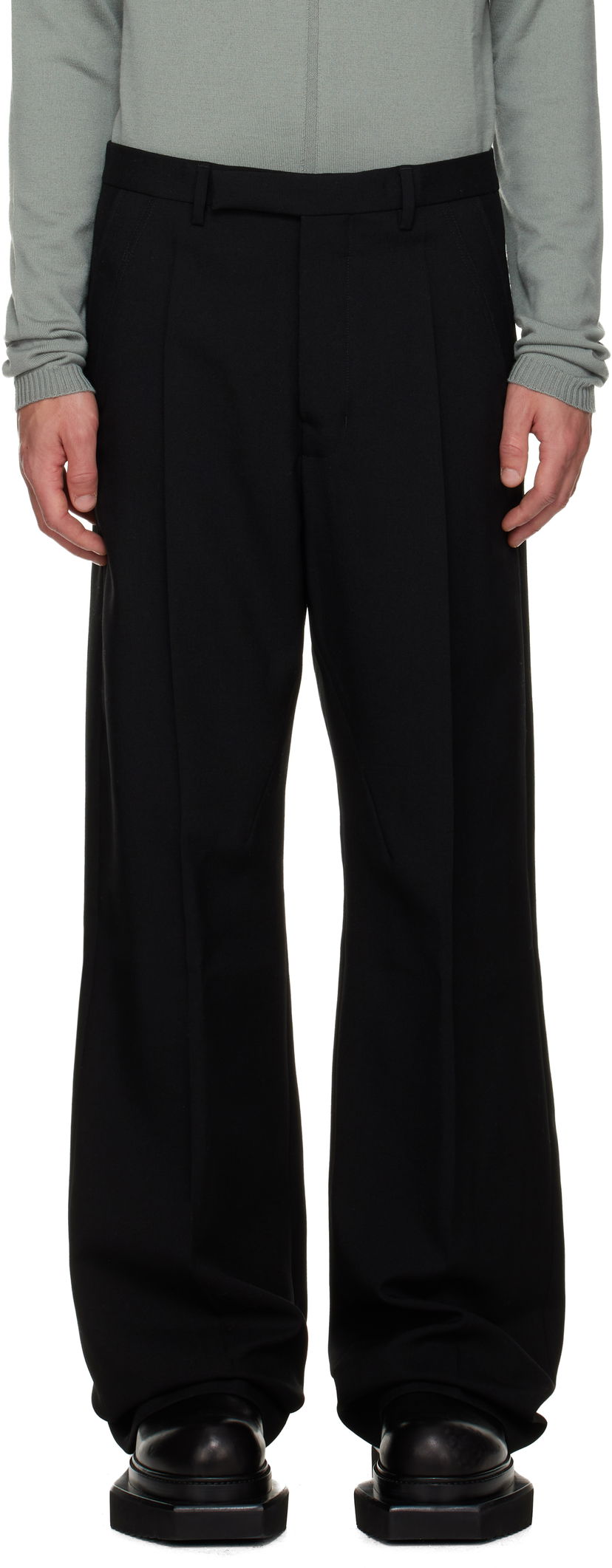 Hlače Rick Owens Concordians Tailored Geth Trousers Črna | RR02E1352 WGP