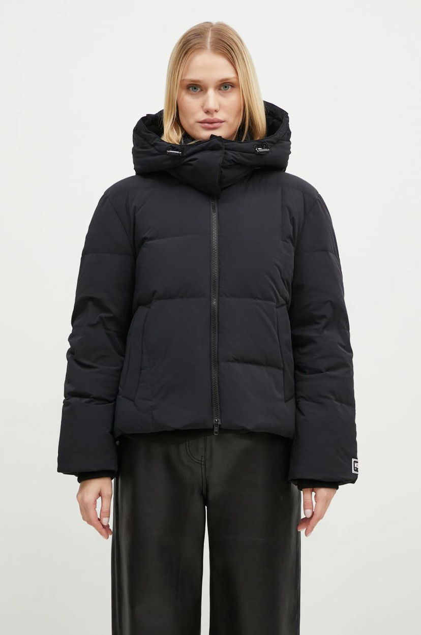 Puhovka KENZO Regular Puffer Jacket Črna | FE62OU1259NH.99
