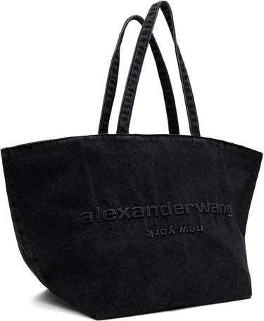 Tote bag Alexander Wang Alexander Wang Punch Denim Tote Črna | 20125T30T, 1
