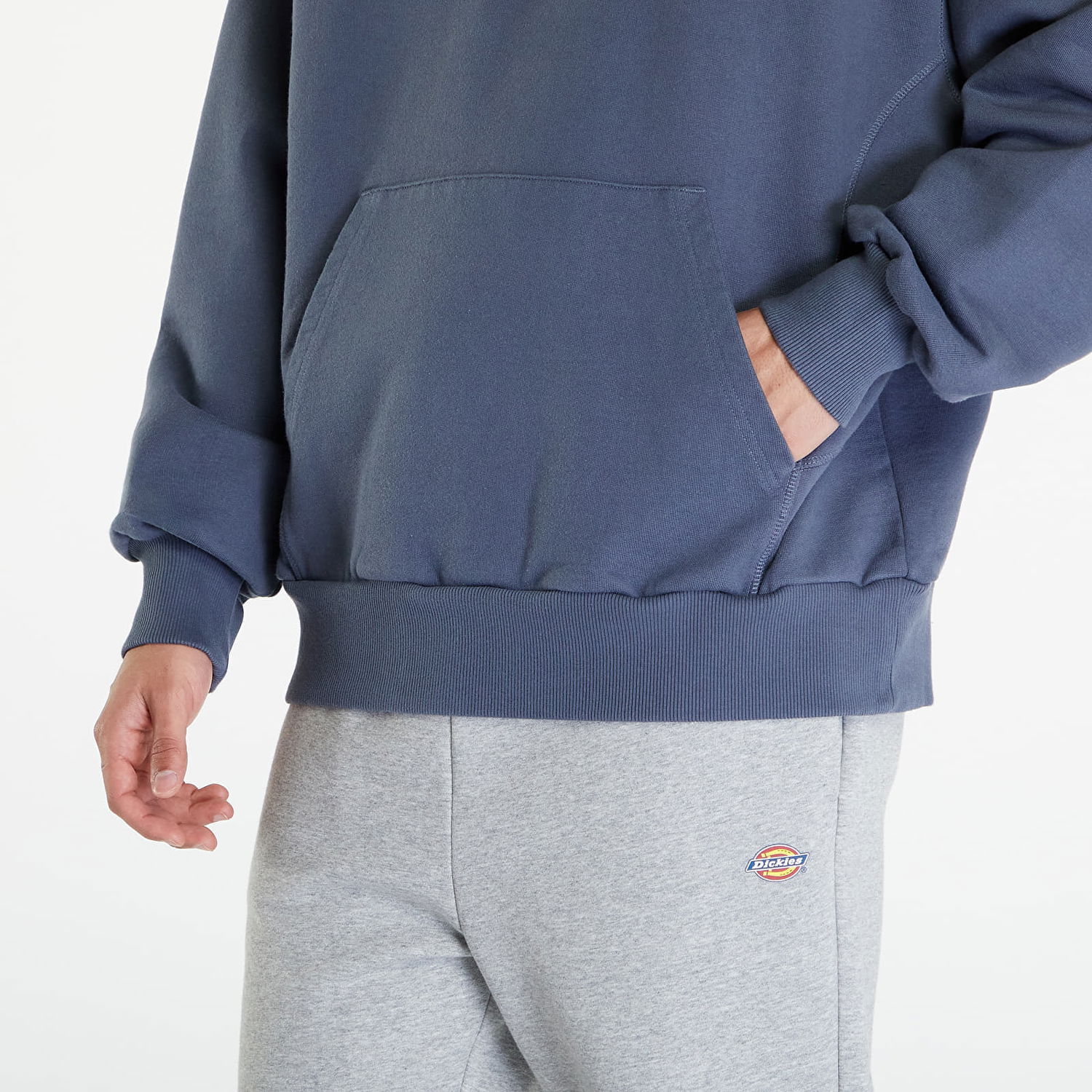 Pulover Reebok LTD Oversized Hoodie UNISEX Stone Blue Modra | RMBB001C99FLE0037000, 1