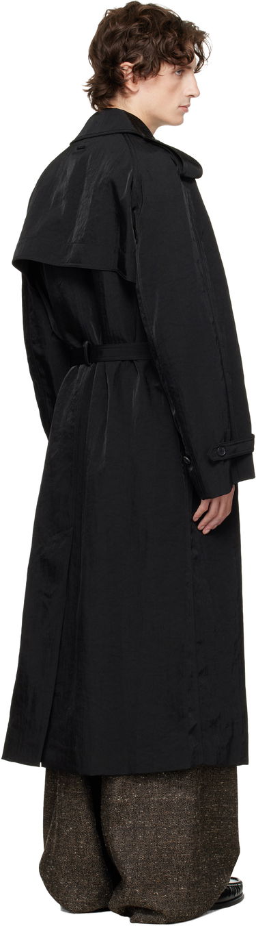 Trenčkot JW Anderson JW Anderson Double-Breasted Trench Coat Črna | CO0338-PG1818, 2