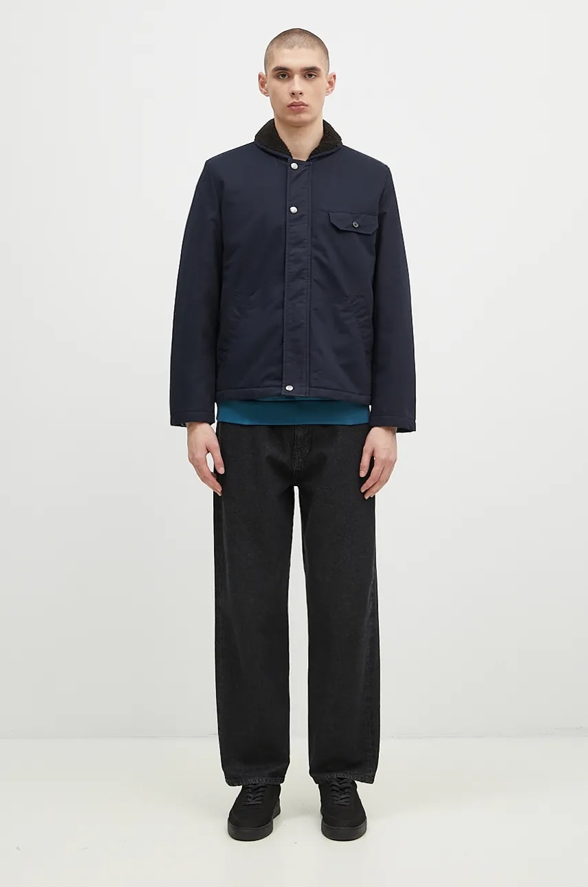 Jakna Universal Works Universal Works Fleece Lined Jacket Mornarica | 31128.NAVY, 0