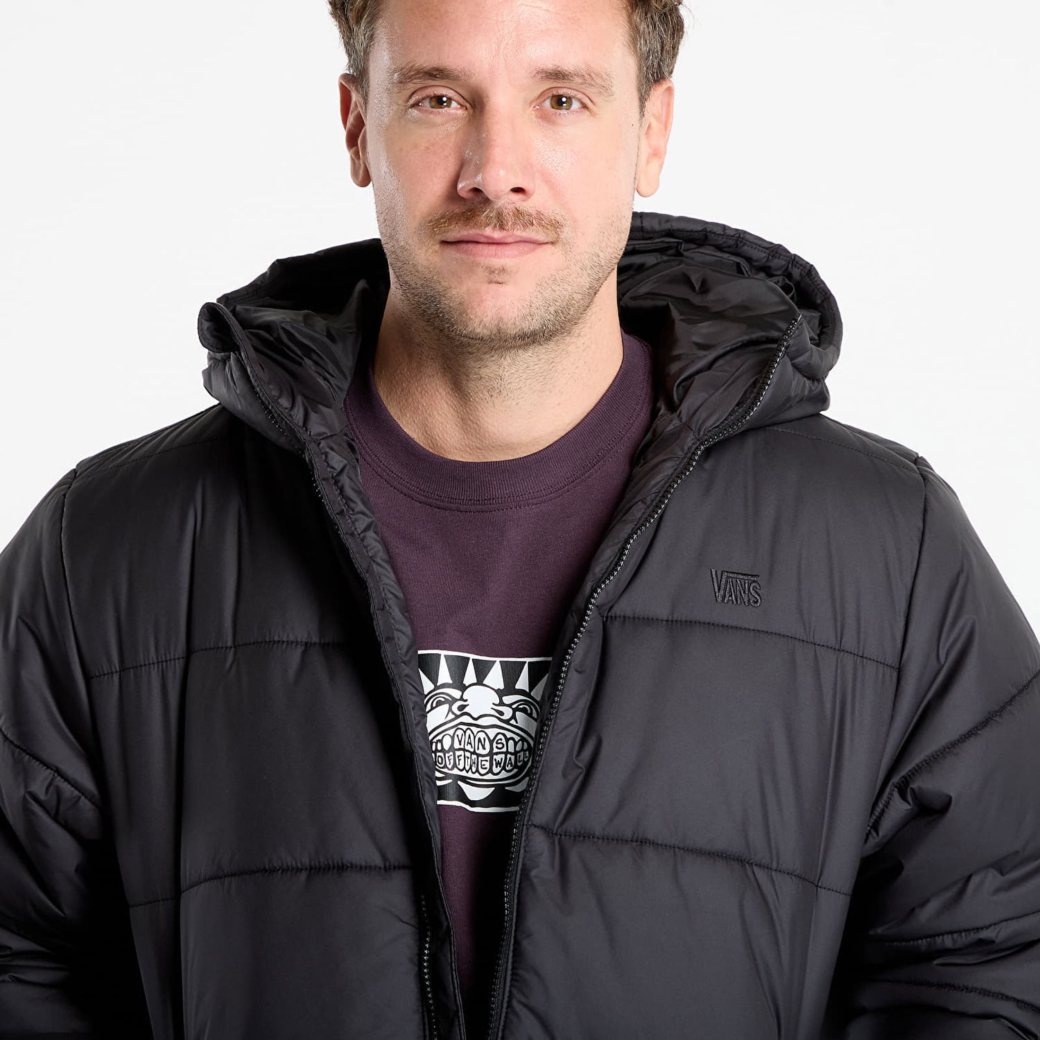 Puhovka Vans Hillgate Puffer Jacket XXL Črna | VN000PJ8BLK, 1