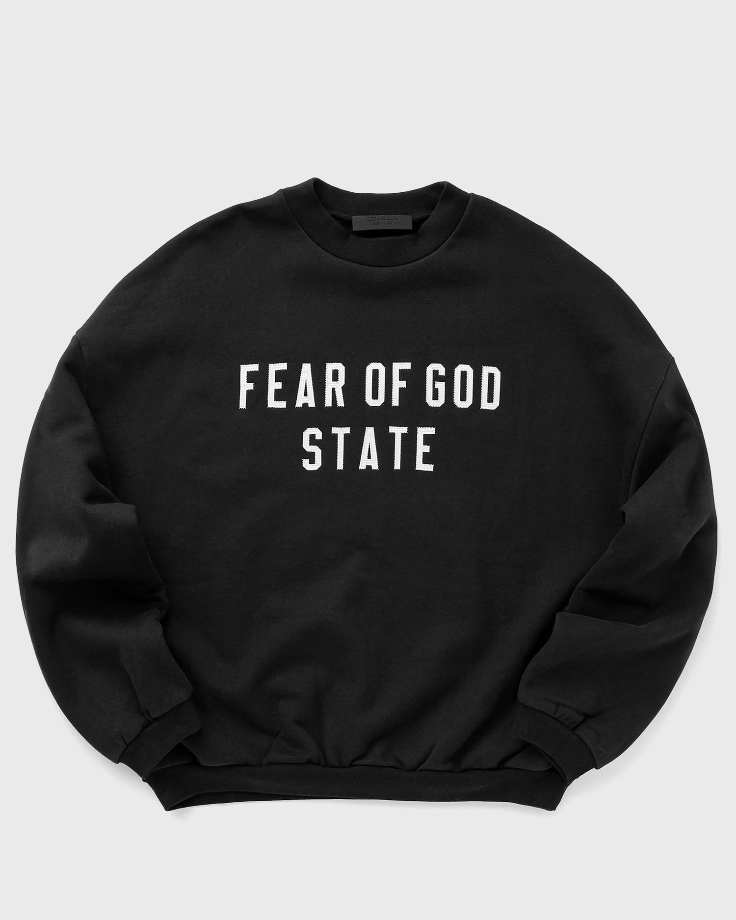 Pulover Fear of God Essentials Heavy Fleece Crewneck Sweatshirt Size L Črna | 192BT246230F-001, 0
