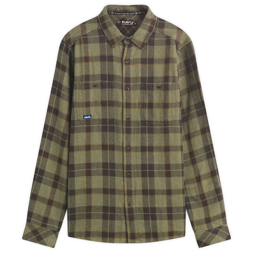 Srajce KAVU Big Joe Flannel Shirt Zelena | 510-2706