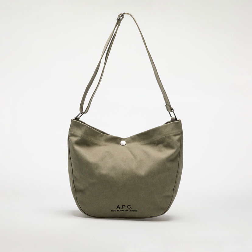 Torba za čez ramo A.P.C. Journal Satchel Bag Zelena | PSAJZ-M61939 JAA