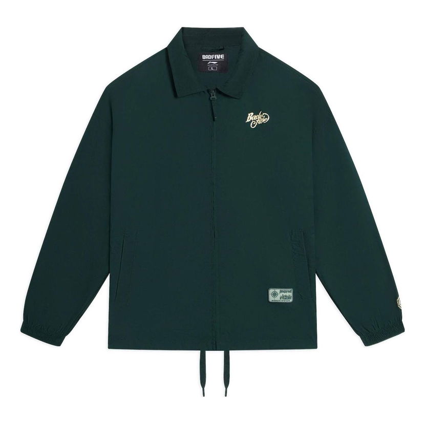 Vetrovka Li-Ning BadFive Graphic Jacket Zelena | AFDS567-1