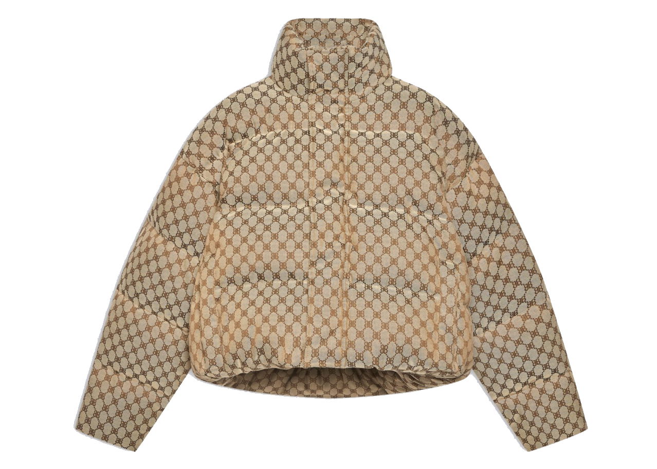 Puhovka Gucci Balenciaga x The Hacker Project Hacker BB Puffer Jacket Bež | 681883TLO539585, 0