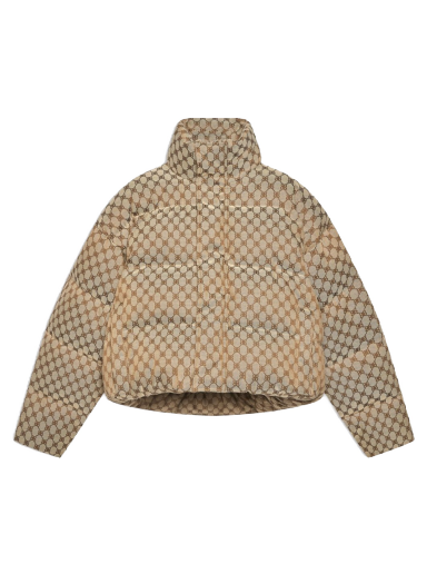 Puhovka Gucci Balenciaga x The Hacker Project Hacker BB Puffer Jacket Bež | 681883TLO539585