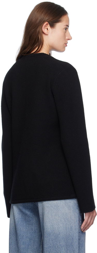 Pleteni pulover rag & bone rag & bone Nancy Wool Cardigan Črna | WAS24F069US69, 2