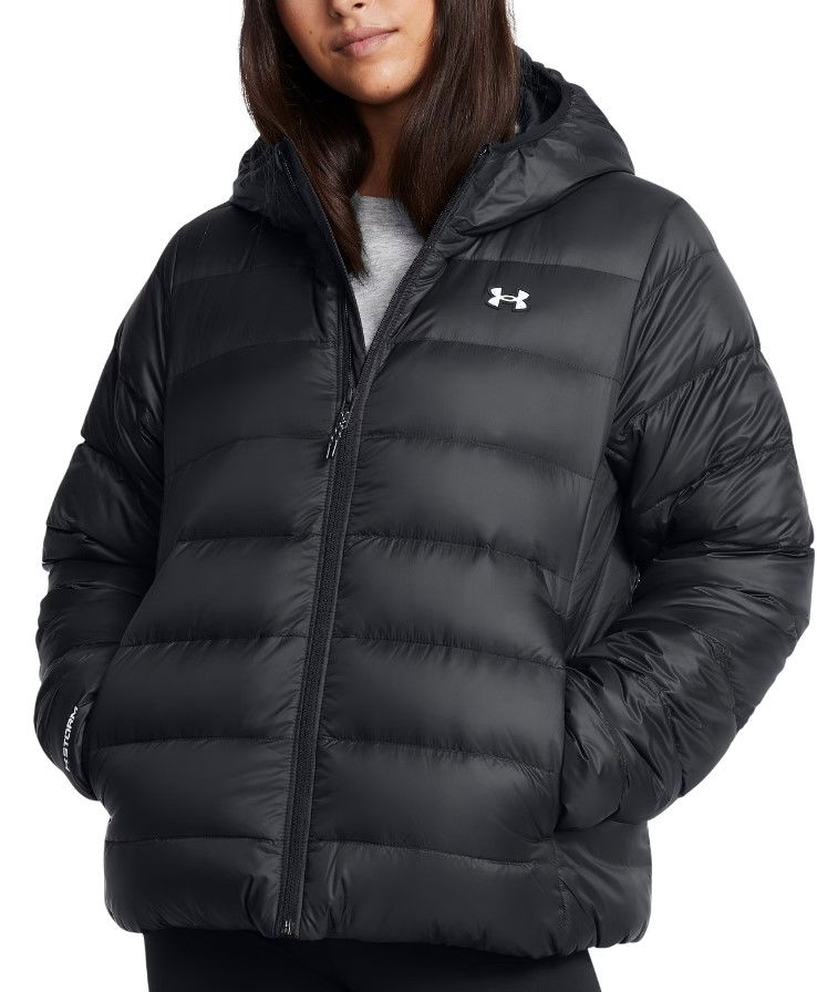 Puhovka Under Armour Legend Down Hooded Jacket Črna | 1385852-001