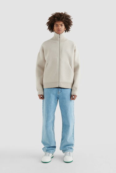 Pleteni pulover AXEL ARIGATO Core Zip-Up Sweater Siva | A2143002, 4