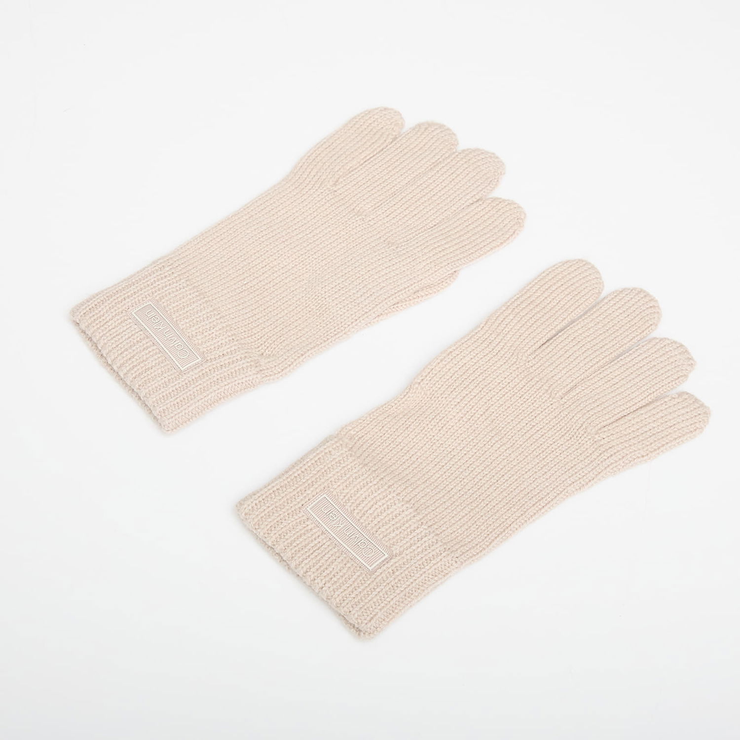 Rokavice CALVIN KLEIN Calvin Klein Patch Wool Knitted Gloves Bež | LV14D8031G RMU, 1