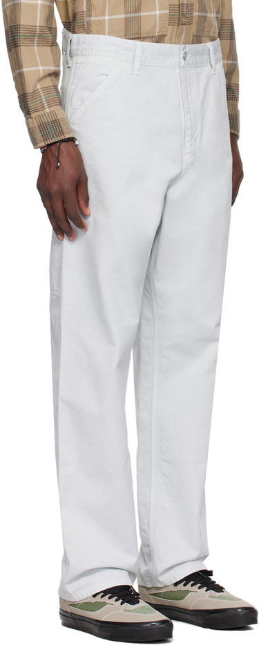 Hlače Carhartt WIP Work In Progress Single Knee Trousers Bela | I031499, 1