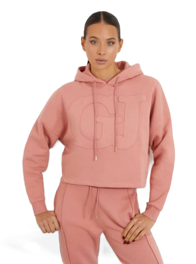 Pulover GUESS Gj Logo Sweatshirt Roza | V3BQ10KBXX1