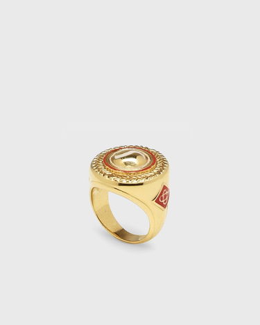 Prstan Casablanca Sports Medallion Ring Rumena | APF25-JW-174-01, 2