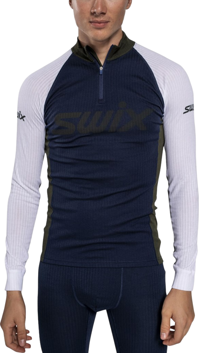 Spodnje perilo in nogavice SWIX RaceX Classic Half Zip Top Modra | 10116-23-75127