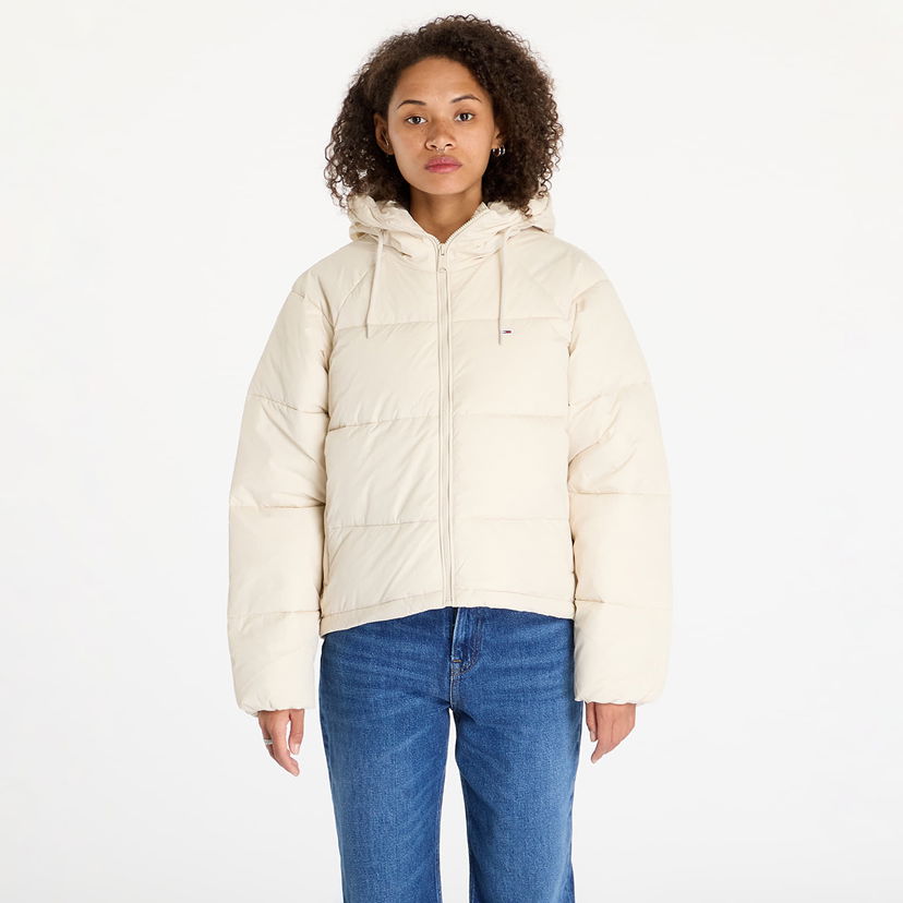 Puhovka Tommy Hilfiger Vail Puffer Jacket Beige Bež | DW0DW18841 ACG