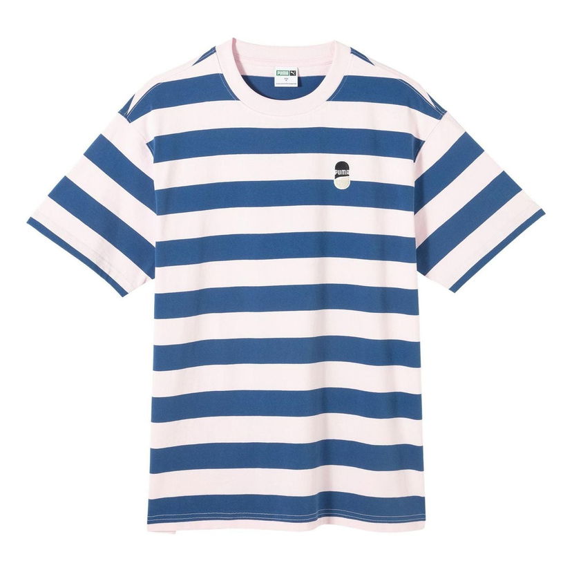 Majica Puma Downtown Striped T-Shirt Roza | 630115-93