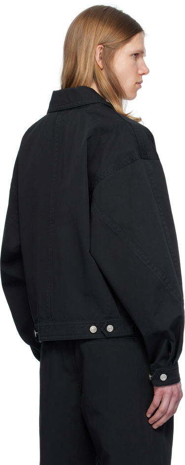 Jakna ISABEL MARANT Isabel Marant Forest Cropped Denim Jacket Črna | VE0277HA-C2G02H, 2
