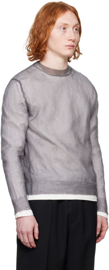 Pleteni pulover Jil Sander Jil Sander Layered Sweater Siva | J22FV0112_JTN376, 1