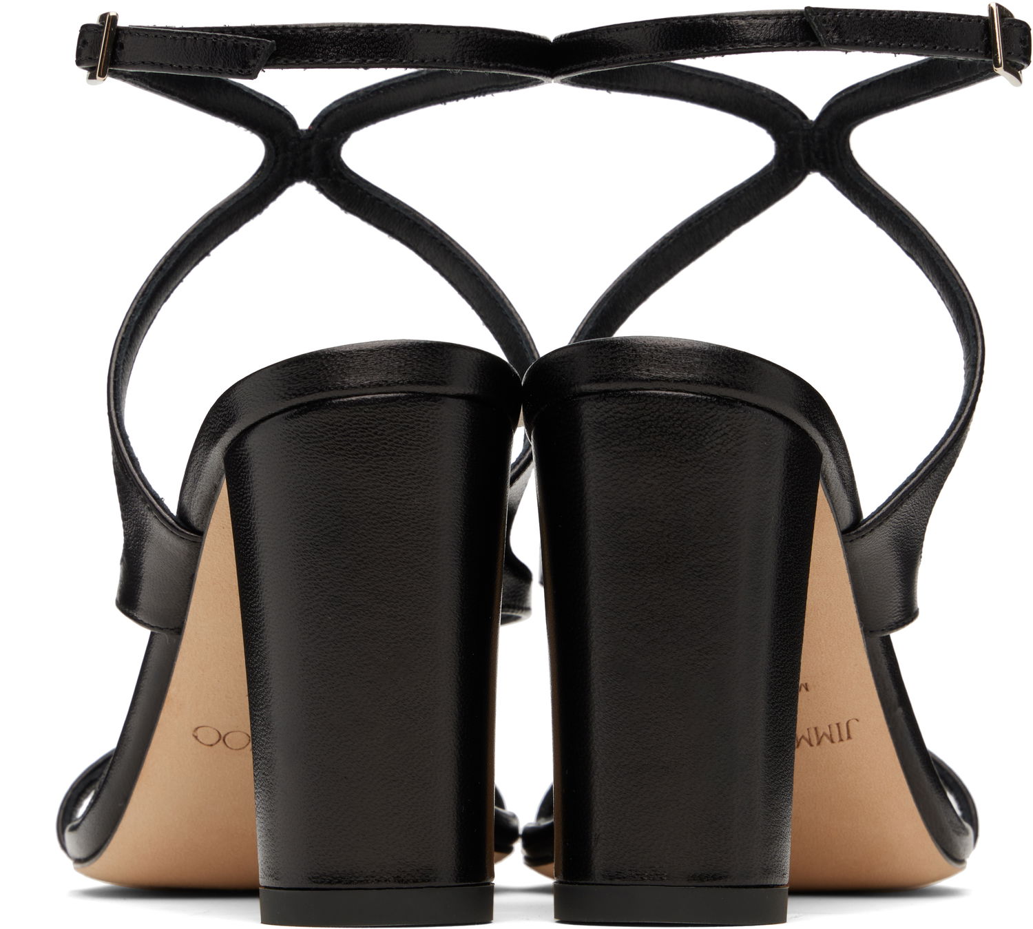 Modni dodatki Jimmy Choo Jimmy Choo Azie 85 Heeled Sandals Črna | AZIE 85, 1