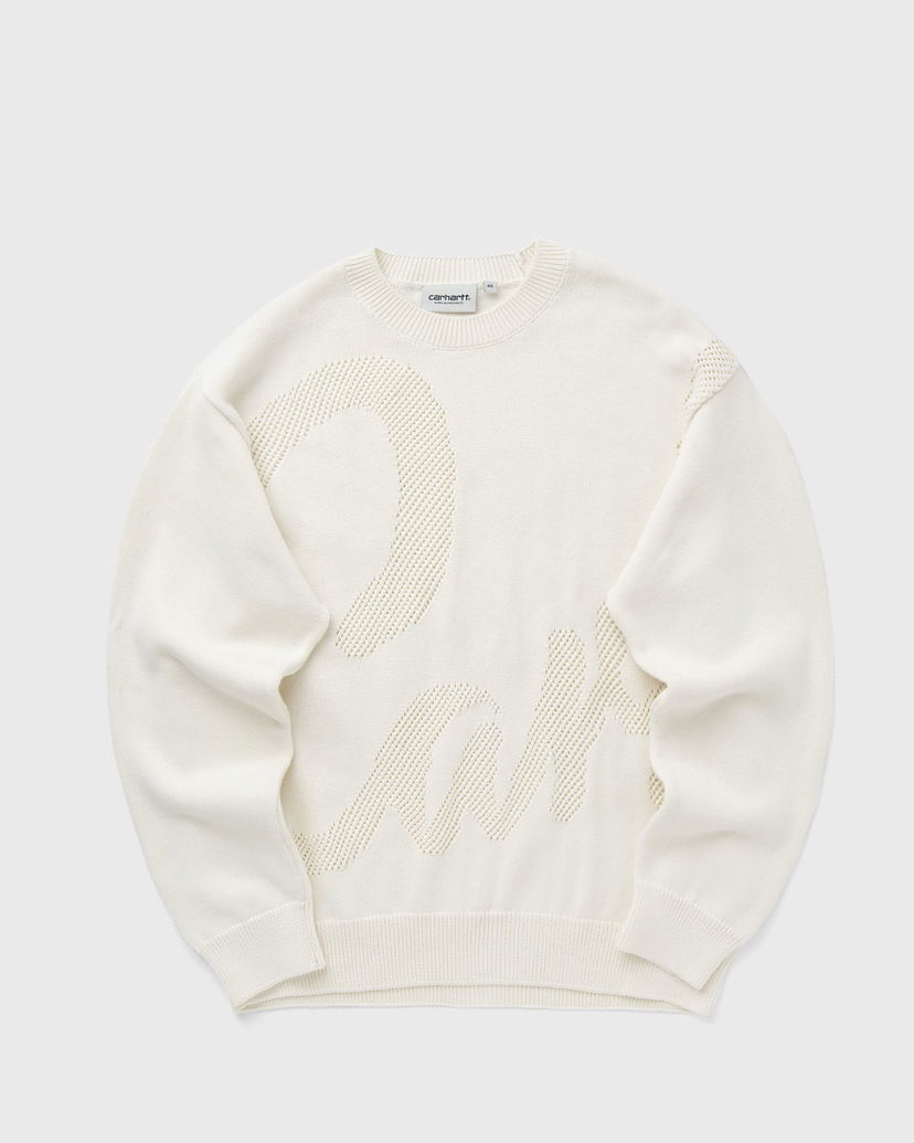 Pleteni pulover Carhartt WIP Perla Knit Sweater Bela | I035185-05.XX