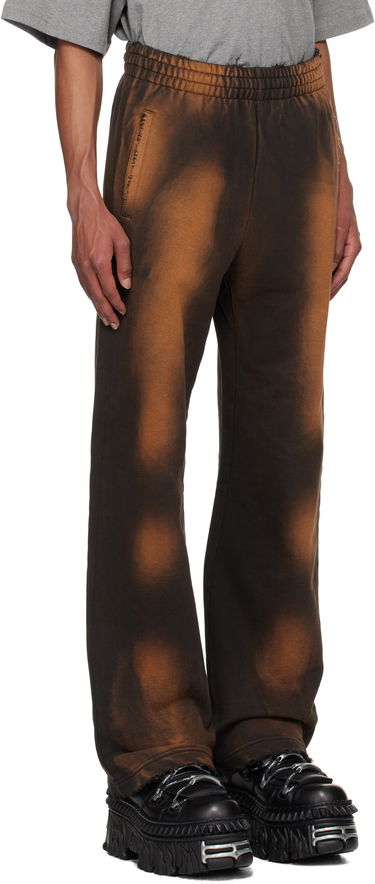 Trenirka We11done Washed Logo Sweatpants Rjava | WD-TA3-24-701-U-BK, 1