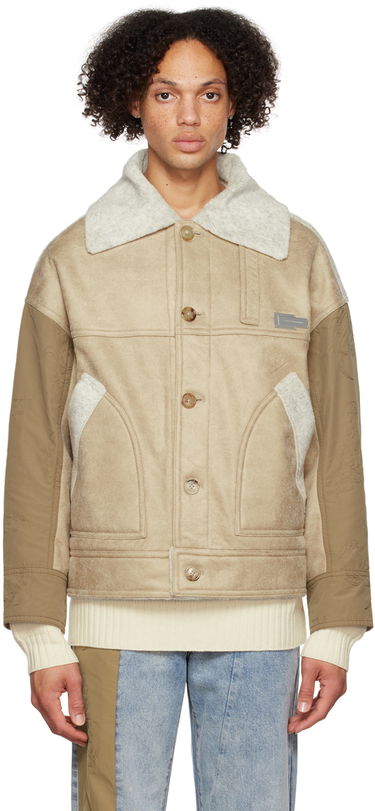 Jakna Feng Chen Wang Feng Chen Wang Reversible Faux-Shearling Jacket Bež | FUF14JK17, 0