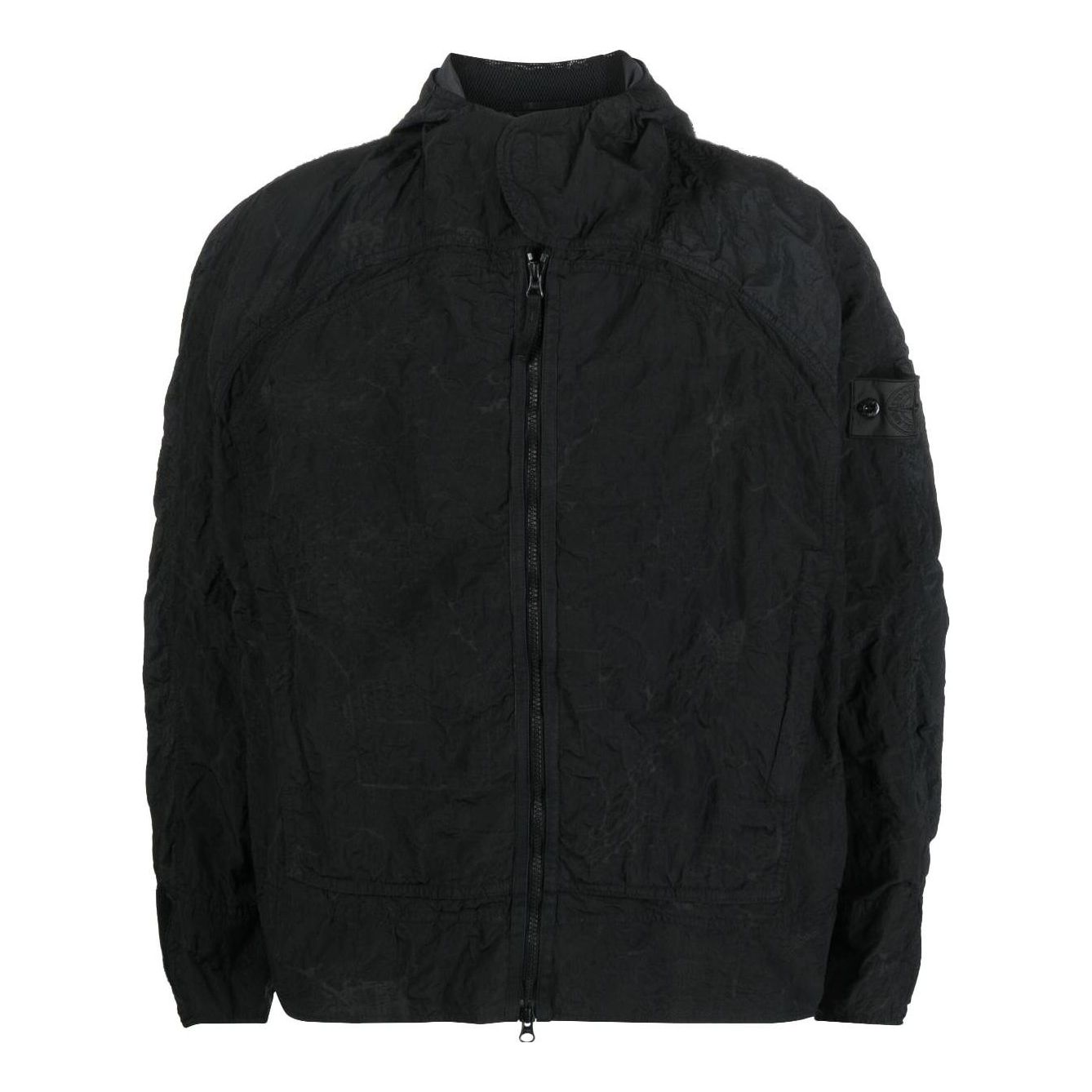 Bomber jakna Stone Island Shadow Project Zipped Hooded Jacket Črna | 781940426-V2029, 0