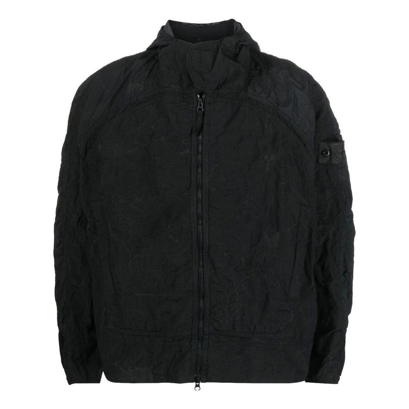 Bomber jakna Stone Island Shadow Project Zipped Hooded Jacket Črna | 781940426-V2029