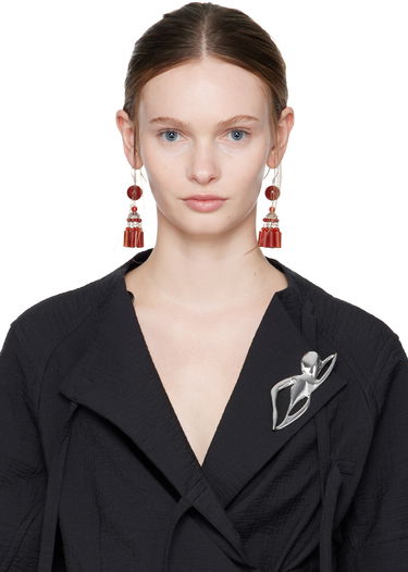 Prstan Tory Burch Tory Burch Swimmer Brooch Kovinski | 173638-040, 2