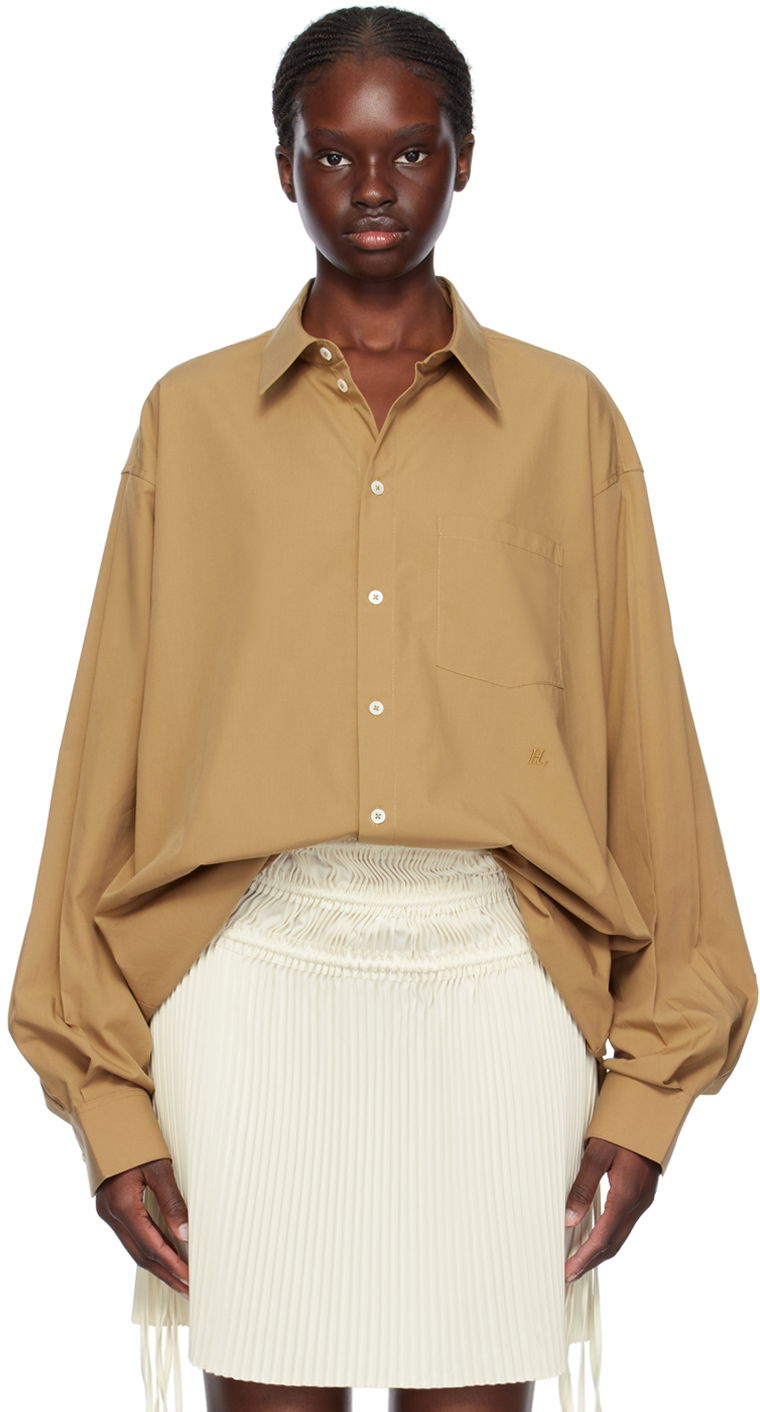 Srajce Helmut Lang Oversized Shirt Rjava | O01HW501