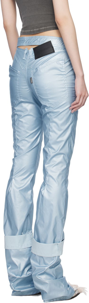 Hlače Ottolinger Ottolinger Coated Open Back Trousers Modra | 2217080203, 2