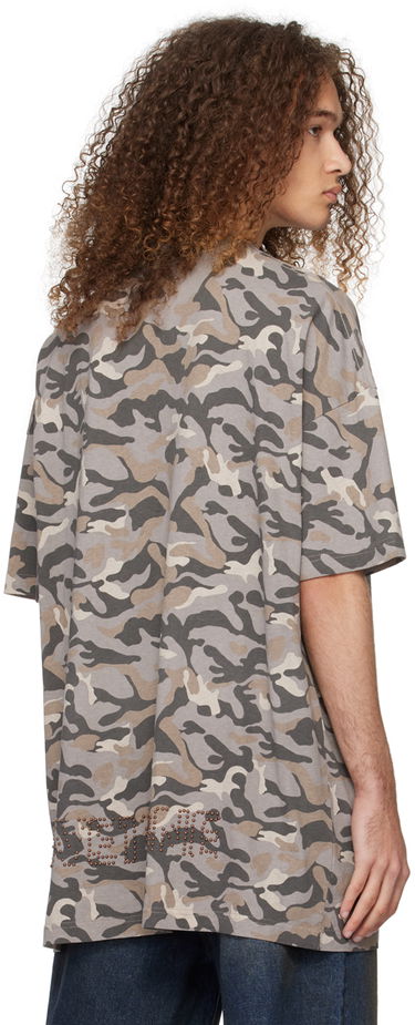 Majica We11done We11done Camo Oversized T-Shirt Siva | WD-TT0-24-793-U-GY, 2