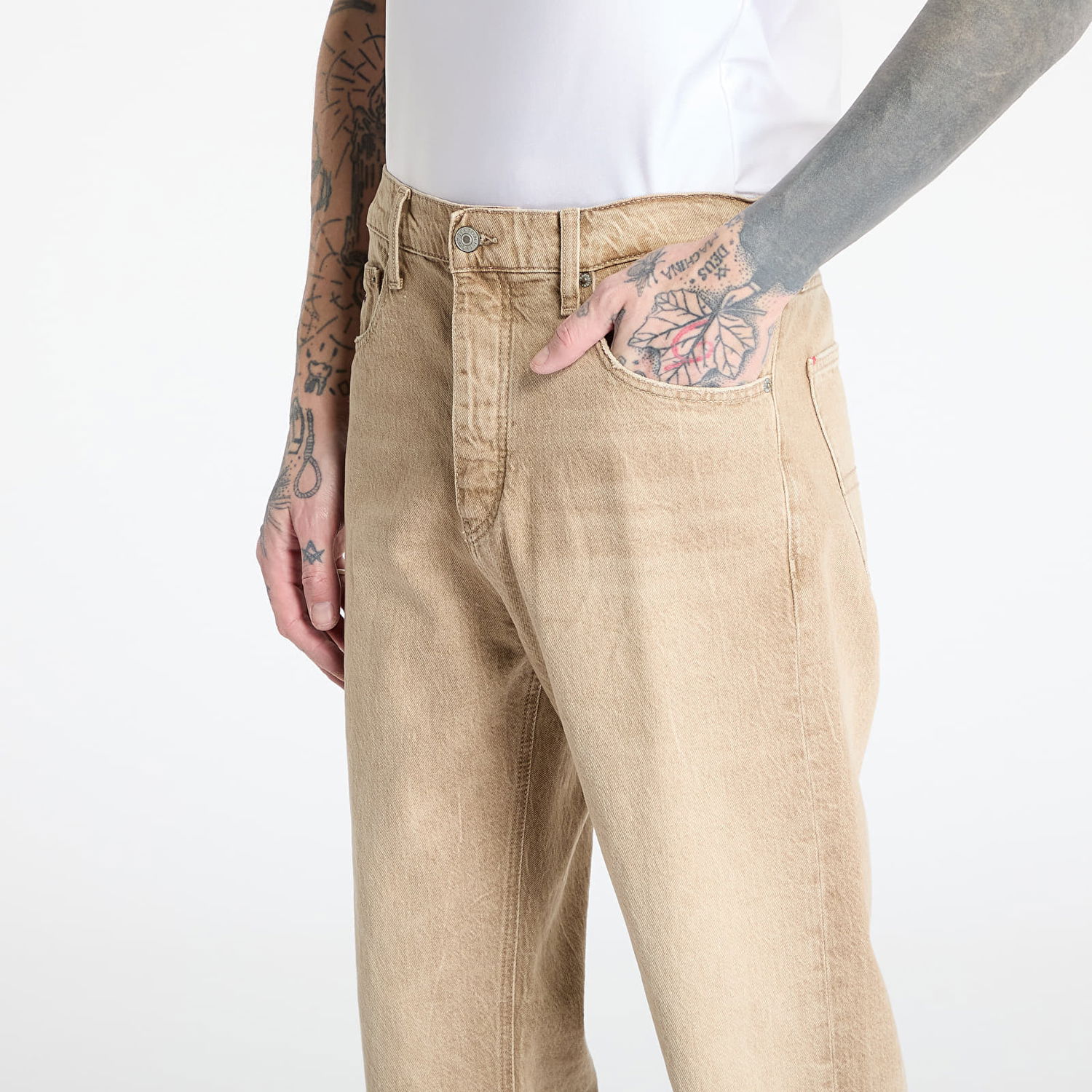 Kavbojke Tommy Hilfiger Tommy Jeans Otis Regular Straight Jeans W29/L32 Bež | DM0DM21856 1CE, 1