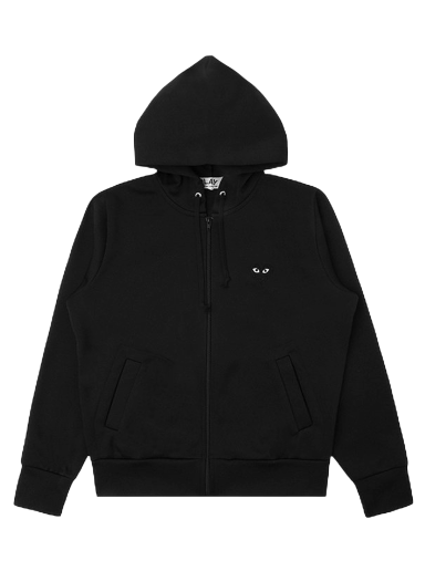 Pulover Comme des Garçons PLAY Big Black Heart Hoodie Črna | az t253 051 1