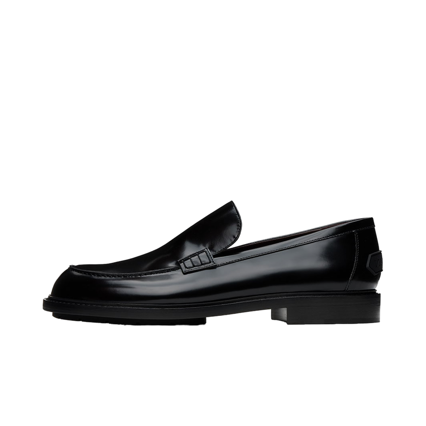 Superge in čevlji LANVIN Spinto Glossy Loafers Črna | FM-CSML02-CARA-A24