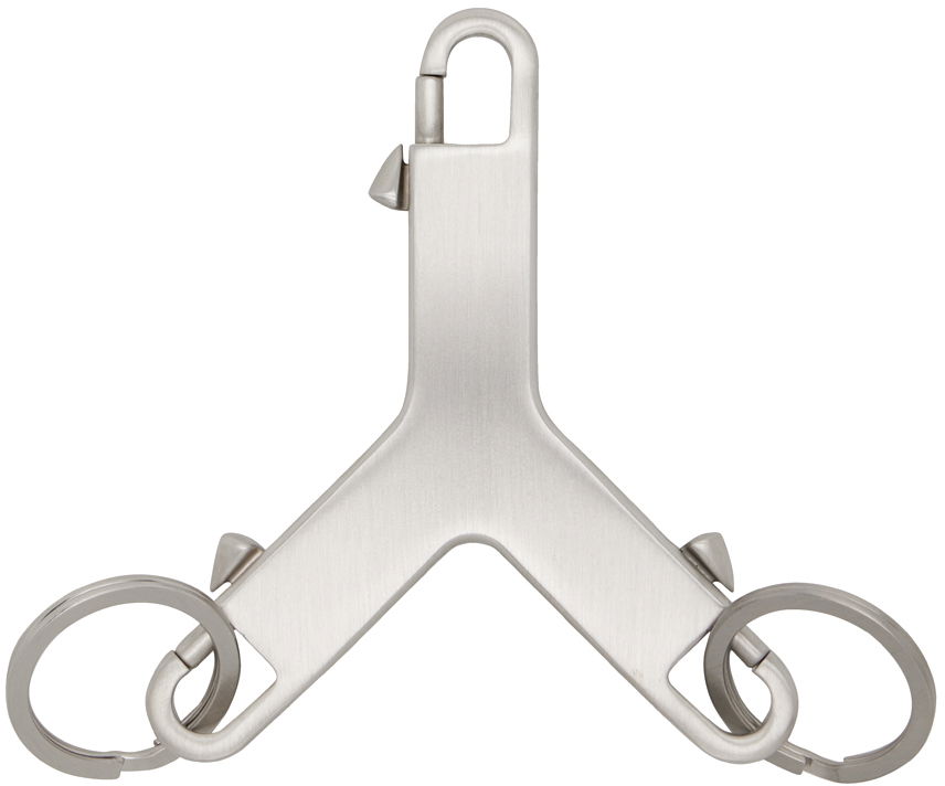 Obeski za ključe Rick Owens Silver Cerberus Keychain Kovinski | RA02D0594 MET, 0