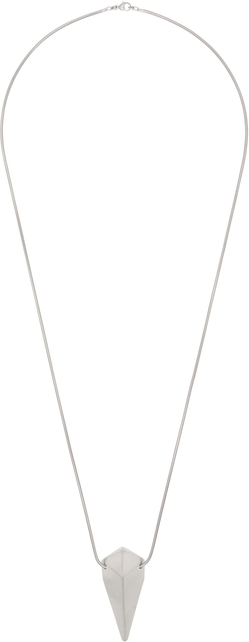 Ogrlica Rick Owens Rick Owens Hollywood Pyramid Charm Necklace Kovinski | RJ0000091 MMT