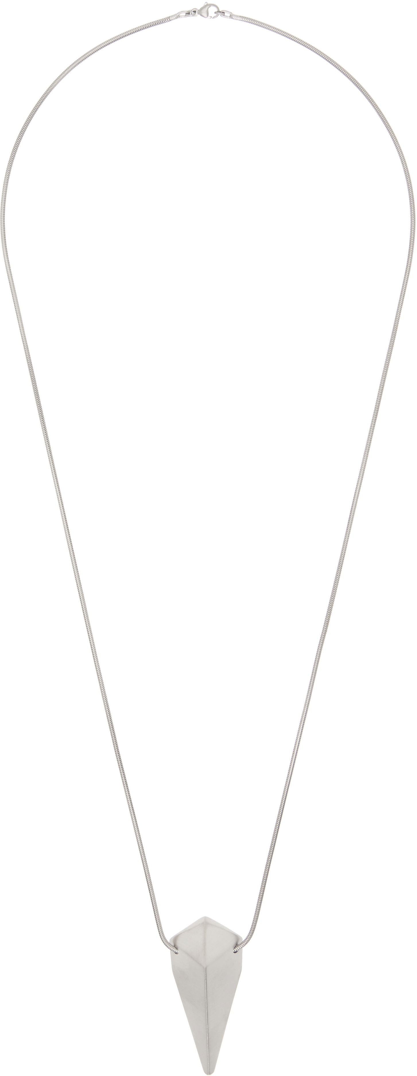 Ogrlica Rick Owens Rick Owens Hollywood Pyramid Charm Necklace Kovinski | RJ0000091 MMT, 0