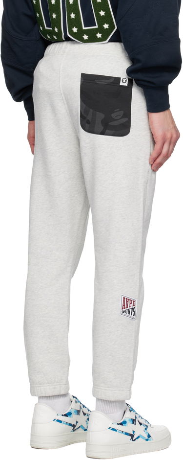 Trenirka AAPE by A Bathing Ape AAPE by A Bathing Ape Main Sweatpants Siva | AAPPTMB638XANWH2, 2