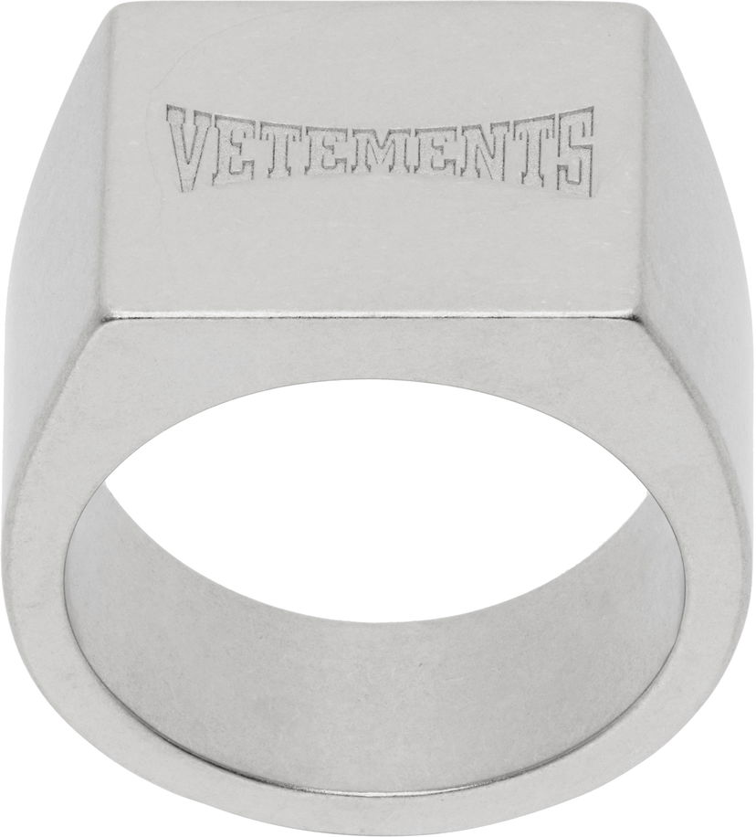 Prstan VETEMENTS Vetements Boxing Logo Signet Ring Kovinski | UH76RI160S