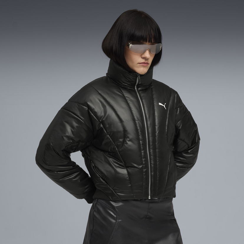 Puhovka Puma DARE TO Cropped Puffer Jacket Črna | 632173_01