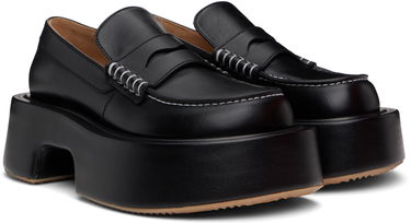 Oblačila JW Anderson JW Anderson Leather Platform Loafers Črna | FW0169-LA0020, 3