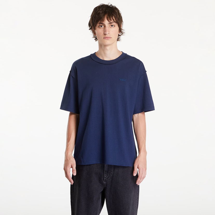 Majica Vans LX Premium Short Sleeve T-Shirt Dress Blues Mornarica | VN000GBYLKZ1