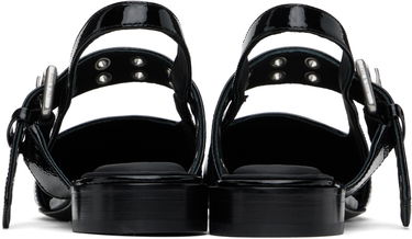 Obleke rag & bone rag & bone Astra Leather Slingback Ballerina Flats Črna | WFF24FF000PA0, 1