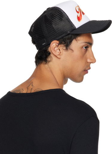 Kapa AMIRI AMIRI Groovy Trucker Cap Črna | AMHATR1041, 2