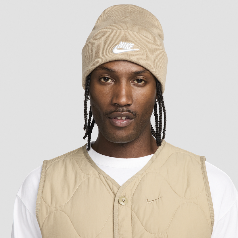 Beanie Nike Nike Peak Futura Beanie Bež | HF0186-247